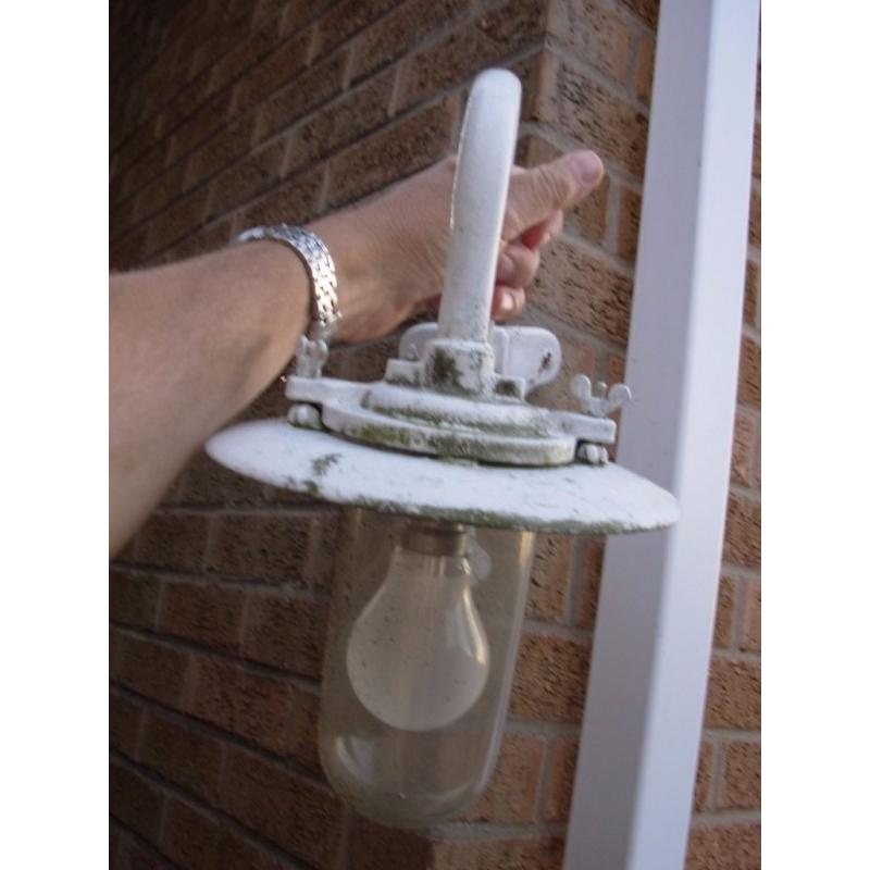 1940s Corner Electric Outside Light
