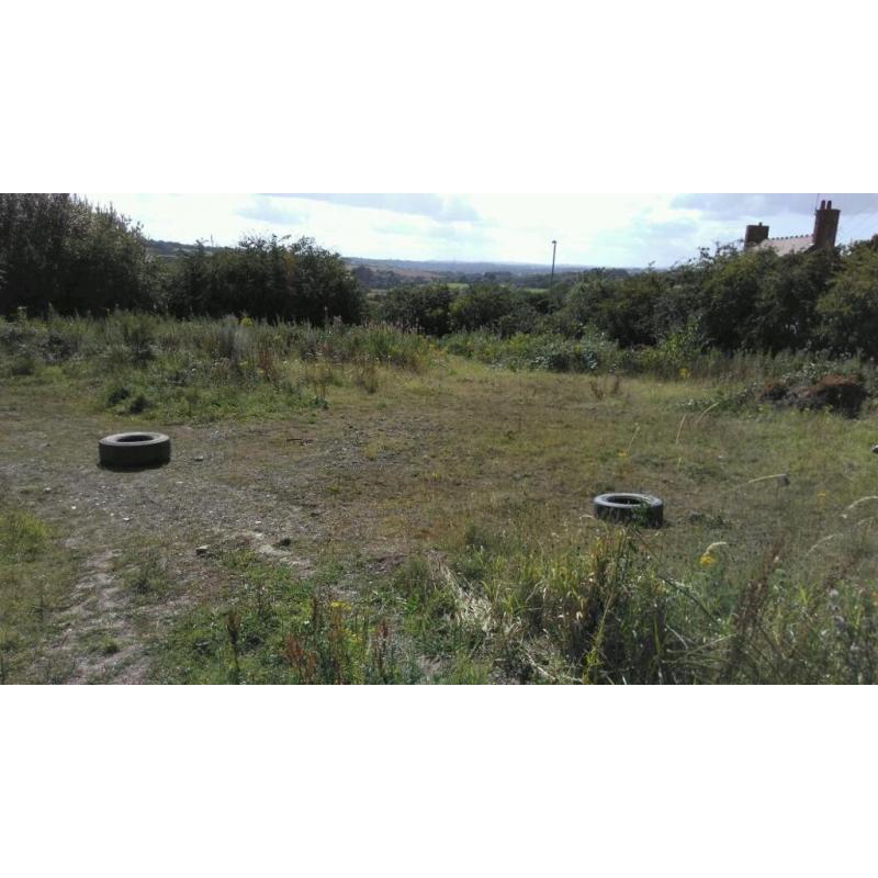 Brownfield site several acres hard standing