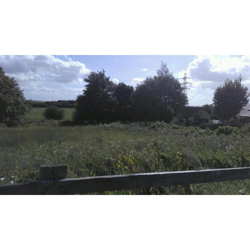 Brownfield site several acres hard standing