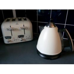 Delongli toaster and kettle set