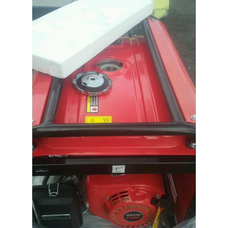 Honda generator 6.5 K V A. petrol super silent