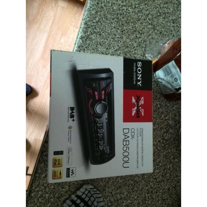 Sony dab car stereo