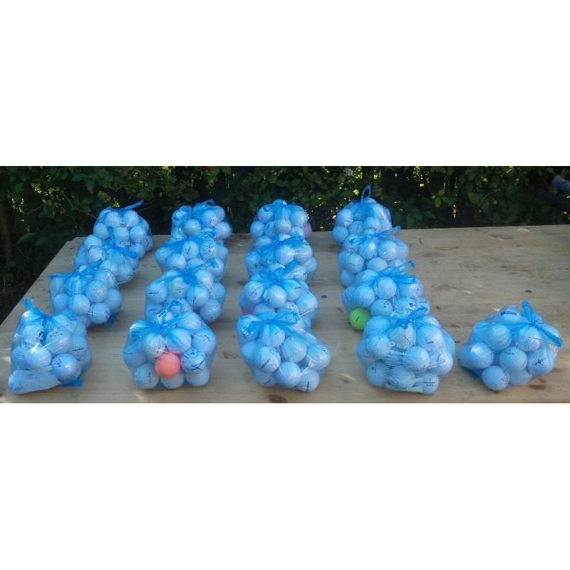 Golf Balls - 100s available - Selling bags of 20 assorted second chance golf balls