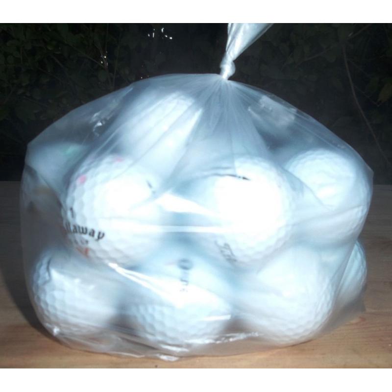 Golf Balls - 100s available - Selling bags of 20 assorted second chance golf balls