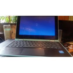 Laptop - HP Pavilion x360 11-k058na 11.6" 2 in 1 - Green