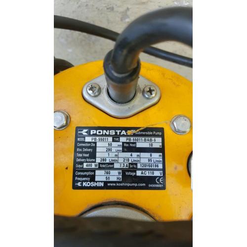 Koshin Ponstar PB55011 Pump Submersible Water Drainage Pump for sale