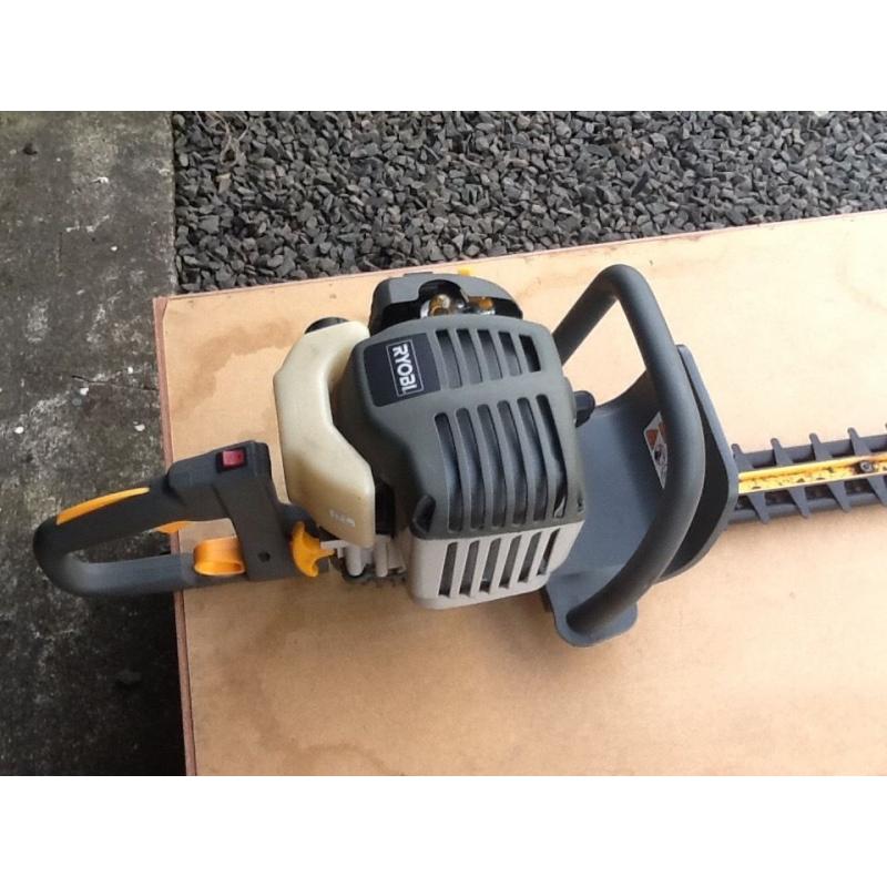 Petrol hedgetrimmer as new 60cm double cutting blade