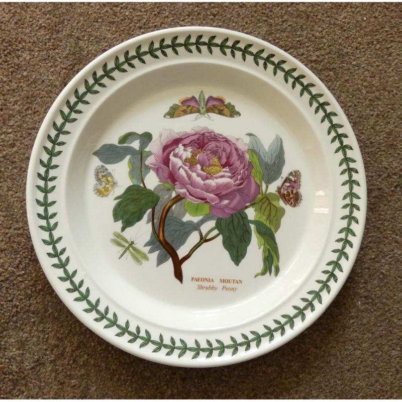 One Portmeirion Dinner Plate "Paeonia Moutan/Shrubby Peony 10.5" (27cm)