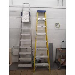 2 sets of step ladders