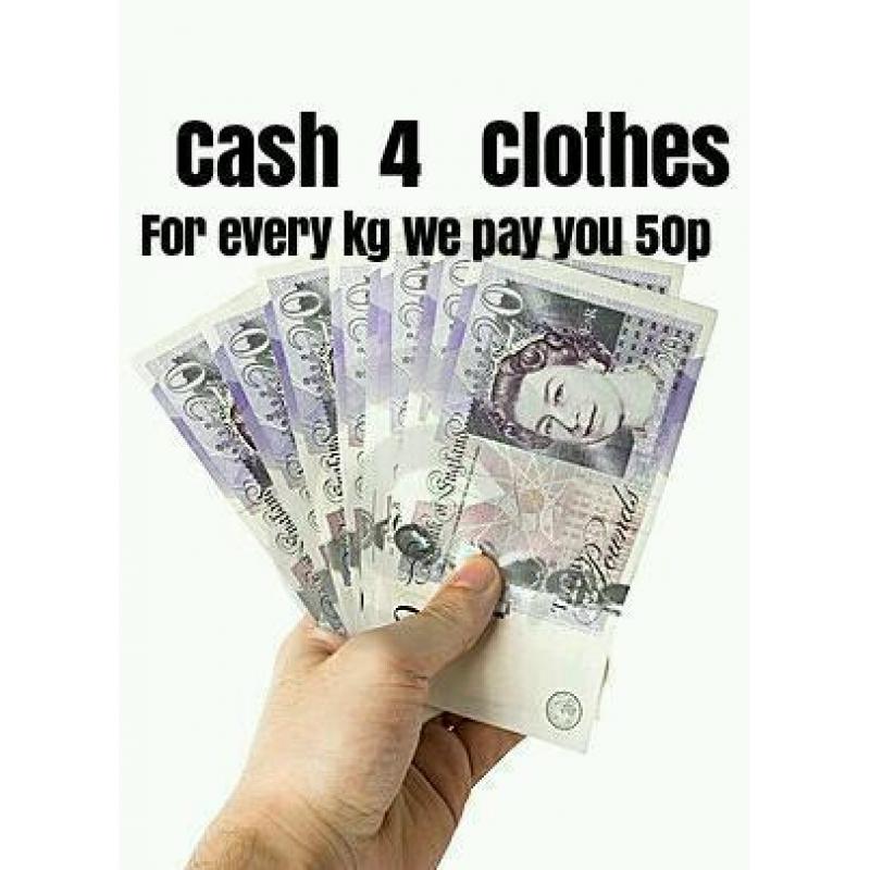 cash4clothes FREE collection from your door