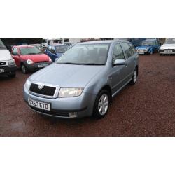 SKODA FABIA 1.9 TDI ESTEATE 2003 MODEL