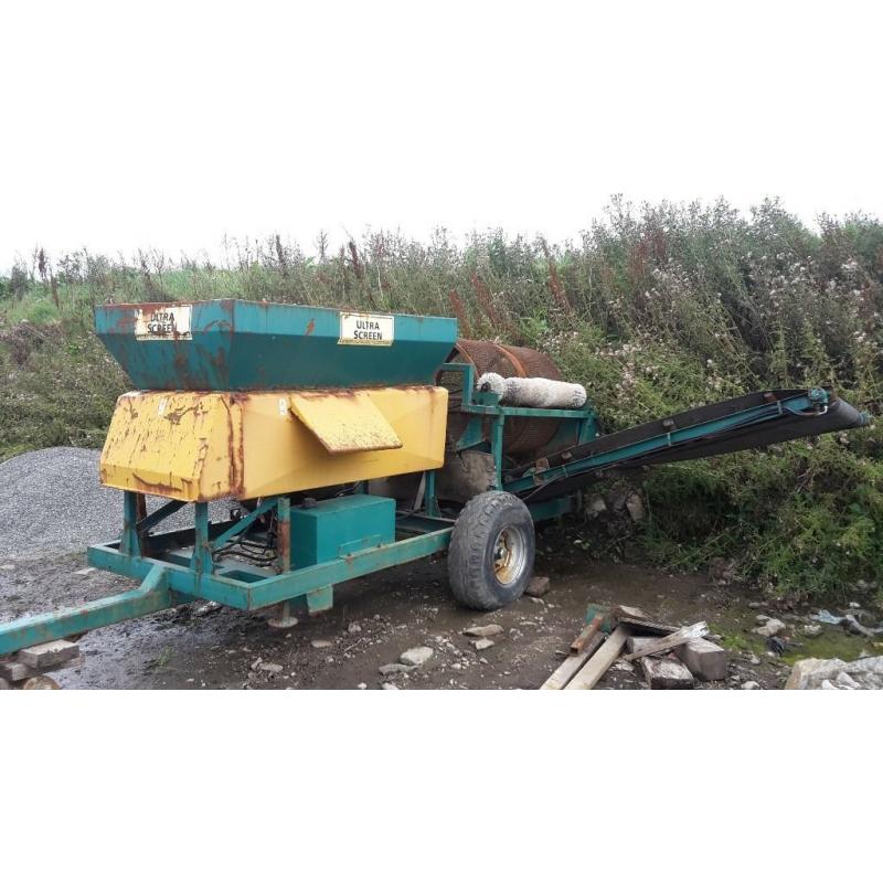 Ultra trommel soil screener