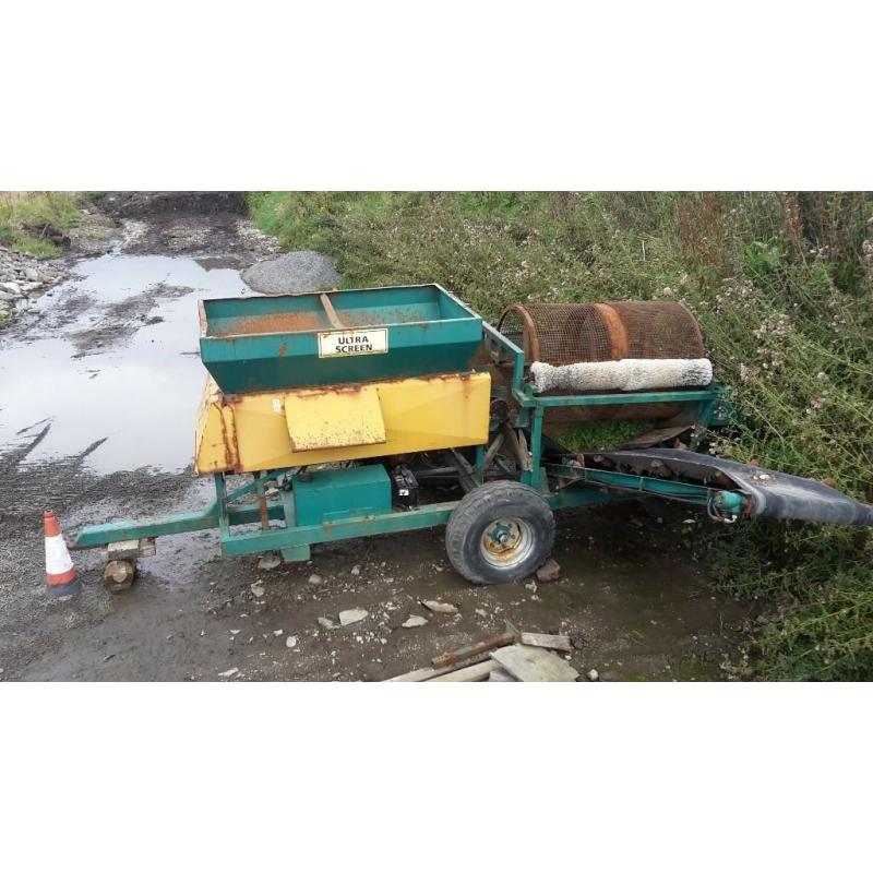 Ultra trommel soil screener
