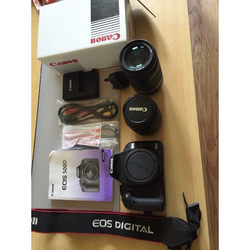 Canon and Panasonic cameras