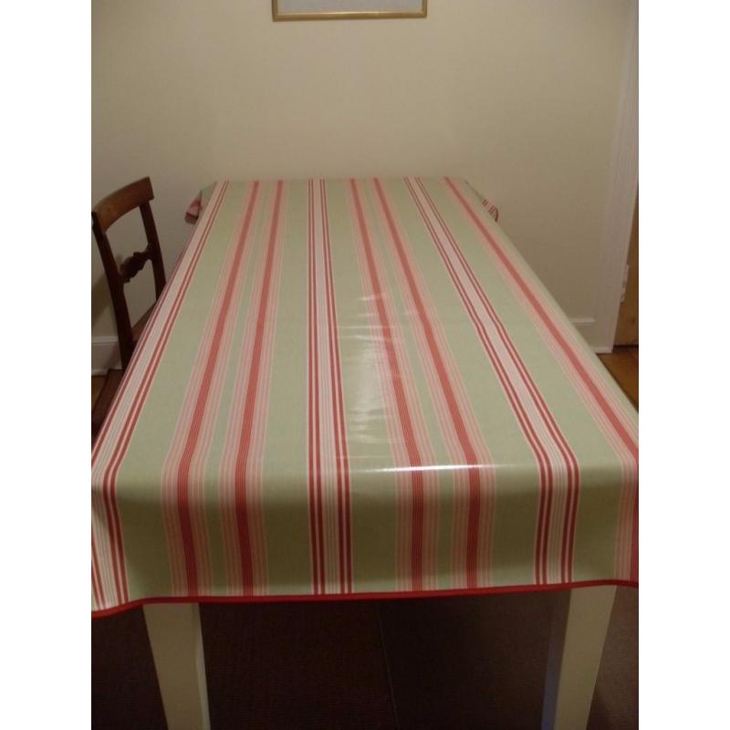 Newly new! Large oilcloth tablecloth - waterproof & wipe clean