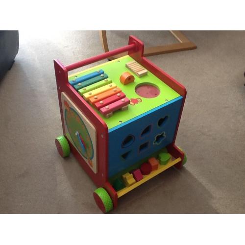 Mothercare solid wood baby walker