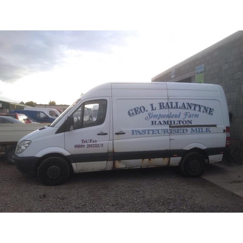 Mercedes Benz sprinter 311cdi new shape men hoght top engine axel wheel ecu set gearbox