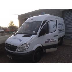 Mercedes Benz sprinter 311cdi new shape men hoght top engine axel wheel ecu set gearbox