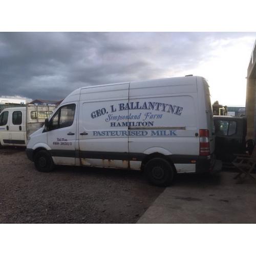 Mercedes Benz sprinter 311cdi new shape men hoght top engine axel wheel ecu set gearbox