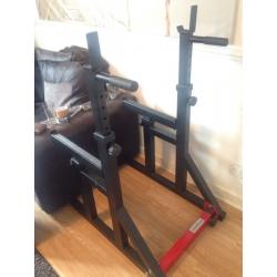 Body max cf415 squat/dip/bench station rack