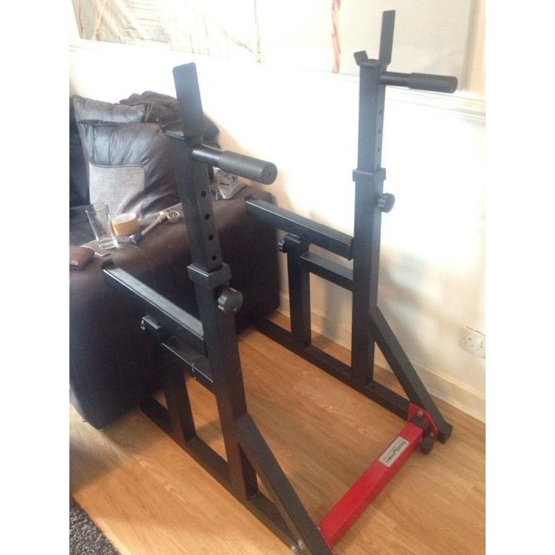 Body max cf415 squat/dip/bench station rack