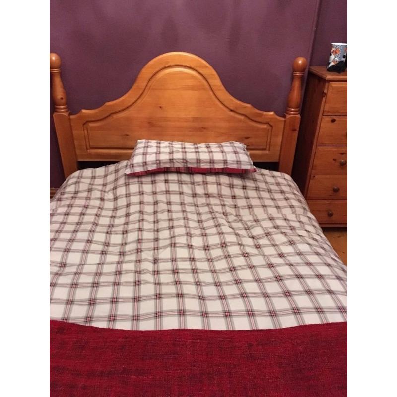 Pine Double Bed