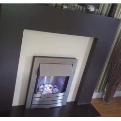 Adam Brown and Cream Fire Surround