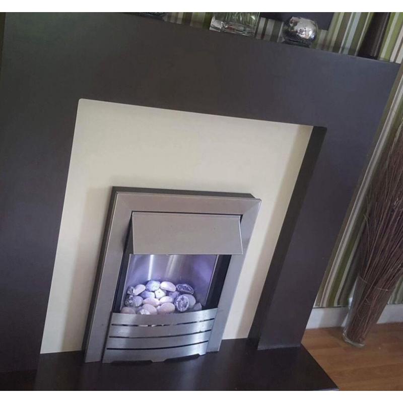 Adam Brown and Cream Fire Surround