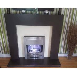 Adam Brown and Cream Fire Surround
