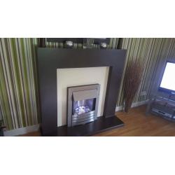 Adam Brown and Cream Fire Surround
