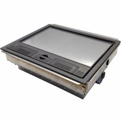 (2 available) 3 Compartment Cavity Floor Box with 4 UK Plug Sockets & Data Sockets