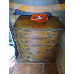 Vintage Walnut Low Chest