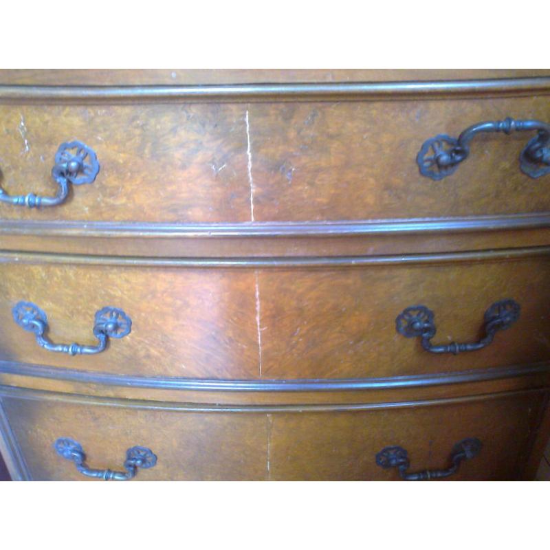 Vintage Walnut Low Chest