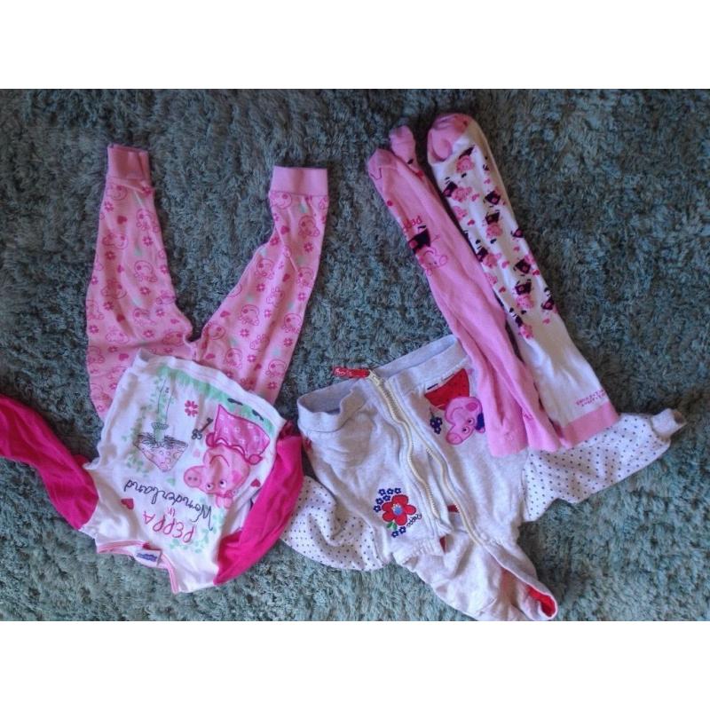 Peppa pig bundle clothes
