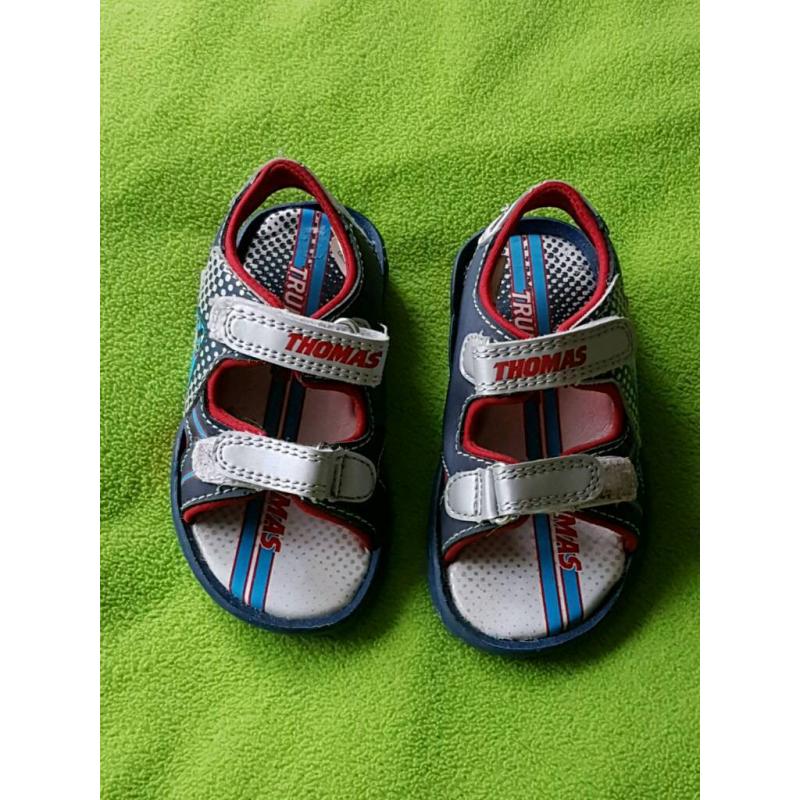Thomas the tank sandals size 5