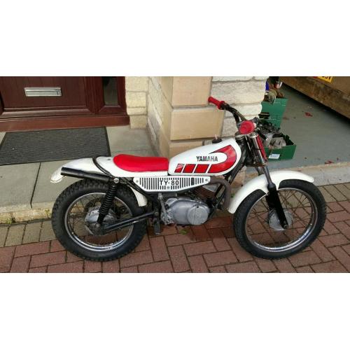 Yamaha TY80 trials bike, first bike, classic, restoration
