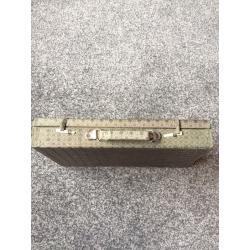 Vintage Mahjong Set in Material Covered Case