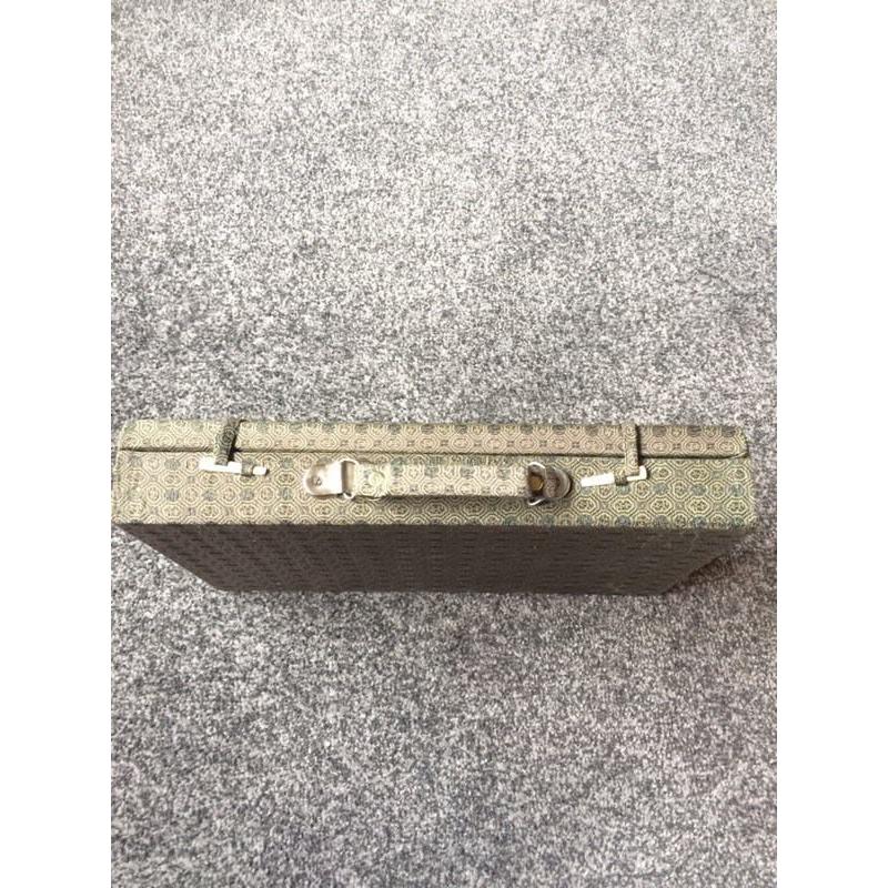 Vintage Mahjong Set in Material Covered Case