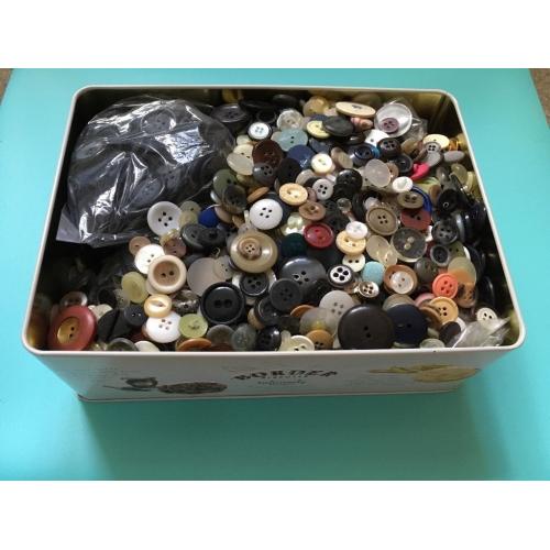 Box of buttons