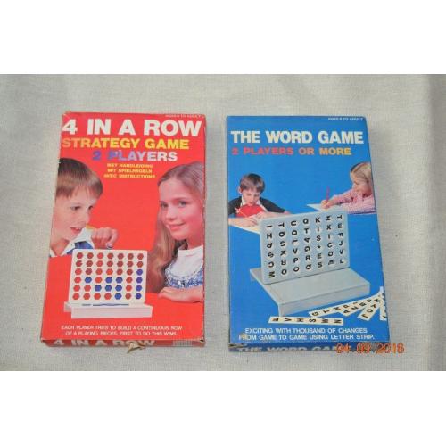 2 Games - 4 in a Row & The Word Game