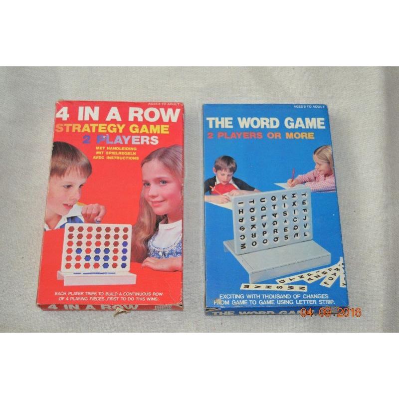 2 Games - 4 in a Row & The Word Game
