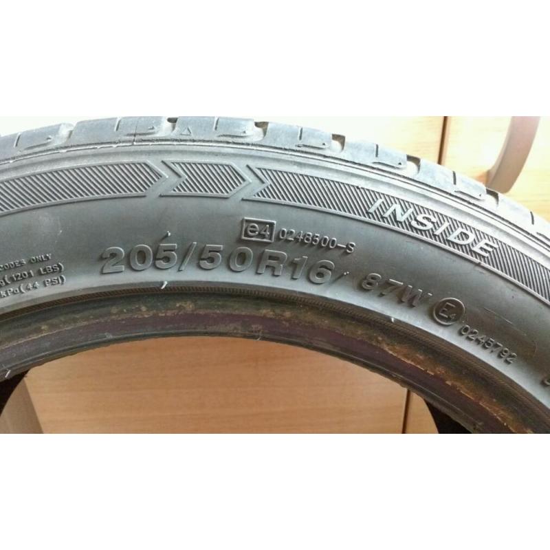 Car Tyre.205/50/16