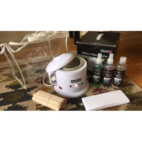 500cc Wax Heater inc. with travel bag and accessories