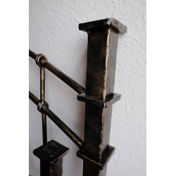 Antique style double bed frame