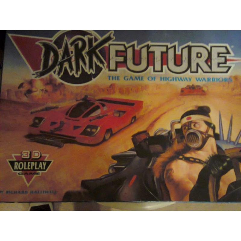 1988 edition of Dark Future board game.