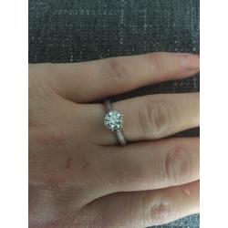 Diamond engagement ring