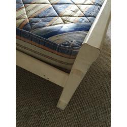 Free 3 seater leather sofa couch , free double bed and mattress and quilt - must come now hamilton