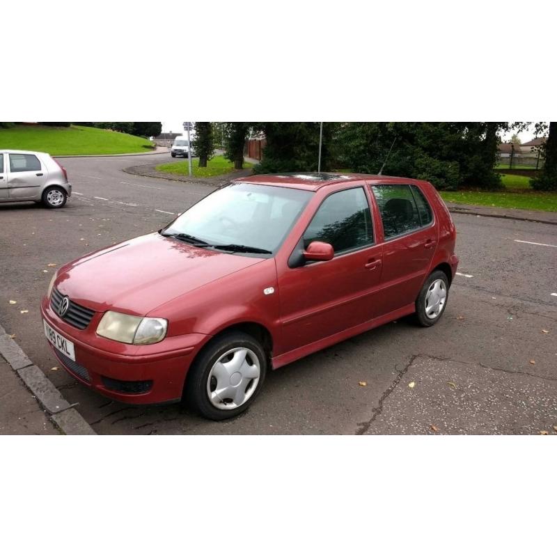 VW Polo 2001 "Y" plate, for breaking , sound engine and gearbox , sony cd/radio ... and more