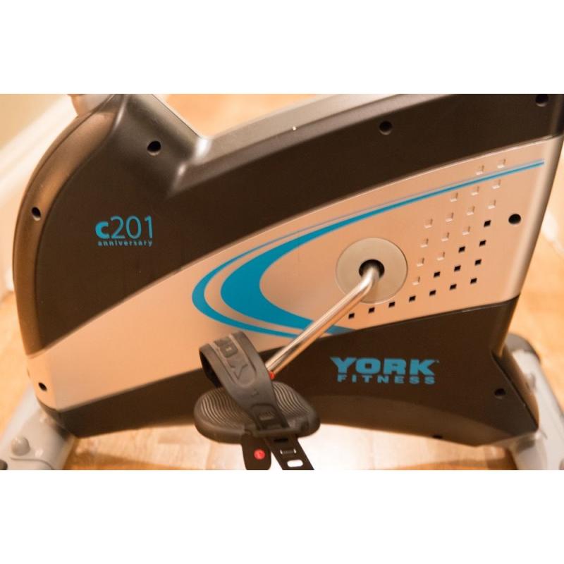 York Fitness c201 Exercise Bike Barely Used Almost As New Condition
