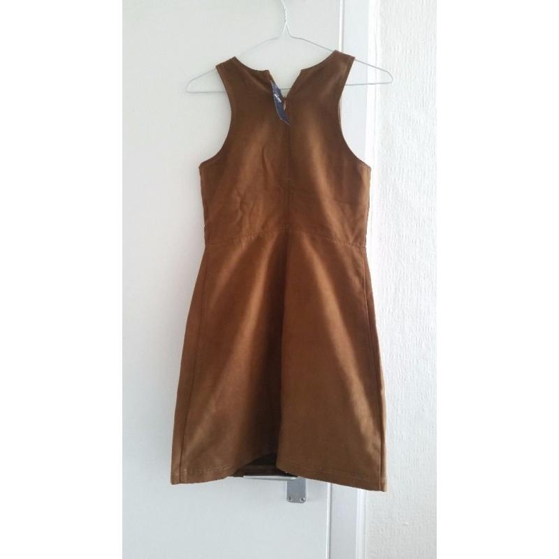 Brand New Hollister Tunic Dress ( XS, chestnut brown)